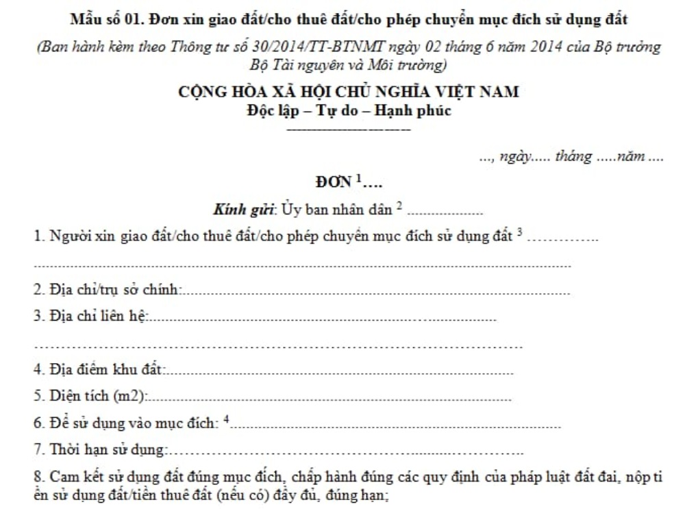 quy tr&igrave;nh chuyển đổi đất vườn sang đất ở