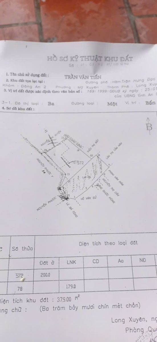 🔥 BÁN ĐẤT TRUNG TÂM TP LONG XUYÊN – CHÍNH CHỦ – 12 TRIỆU/M2 🔥
