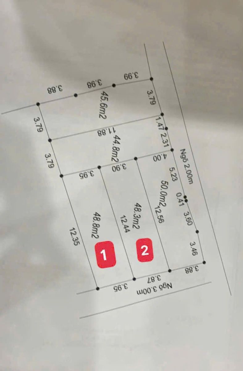2 Lô đất liền kề ngõ 100 Mai Đô, Hải Dương 48m2/ lô giá chỉ 1 tỷ 2xx triệu/lô