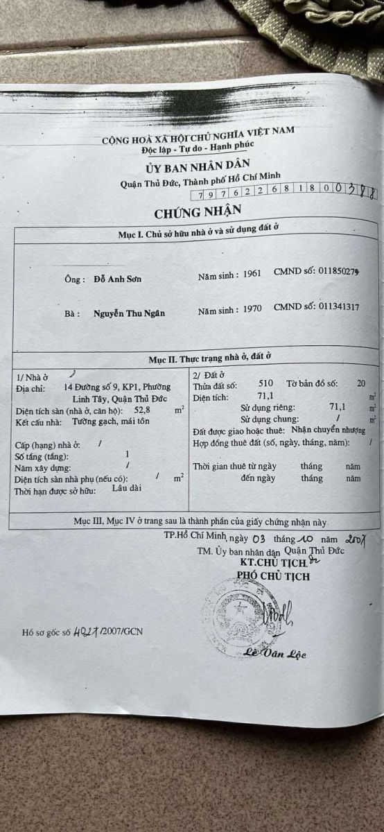 Tọa độ Vàng Thủ Đức: Nhà 4.5 Tầng, 2 Mặt Tiền (ngang 3.5m). Bán gấp, giá 10 Tỷ chốt nhanh!