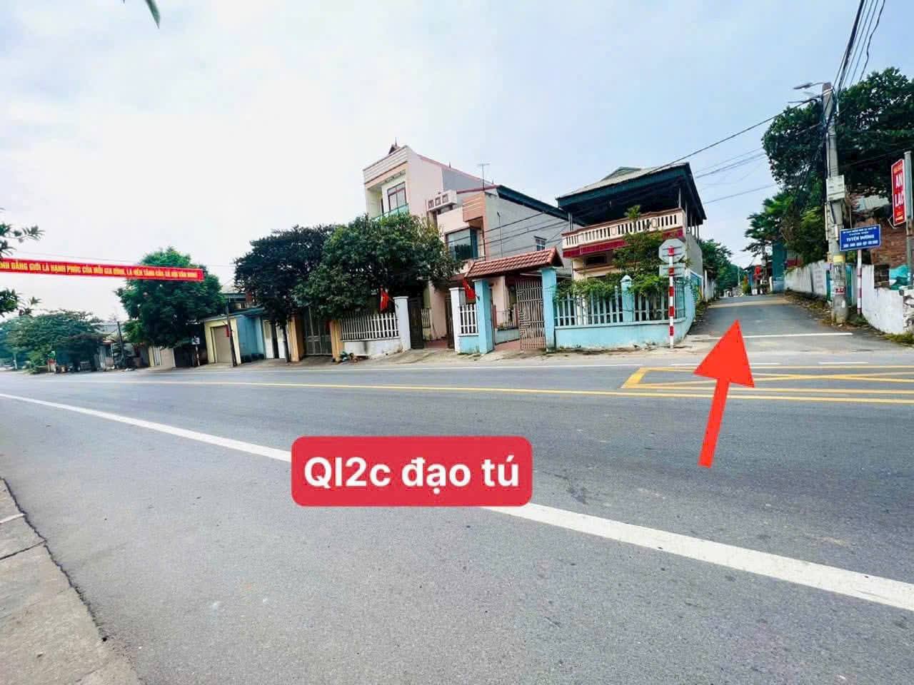 Bán đất mặt tiền – QL2C, Cầu Đỏ, Đạo Tú – 120m² – Giá 1,4 tỷ xx