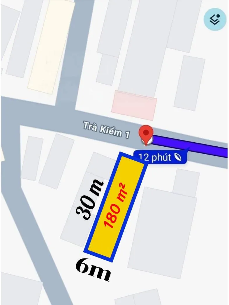 Lô đất vuông vức, mặt tiền đường nhựa 7.5m, thôn Tân Hạnh, Hòa Xuân mới, Đà Nẵng.